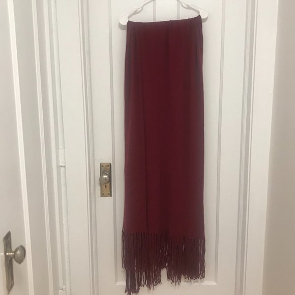 Naked Cashmere Burgundy/Red Georgia Scarf - Picture 4 of 4